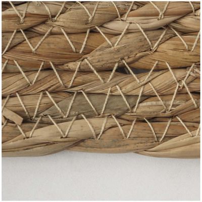 Imagen 2 del producto Juego de 8 individuales de 100 % tejido de yute, redondos de 38 cm