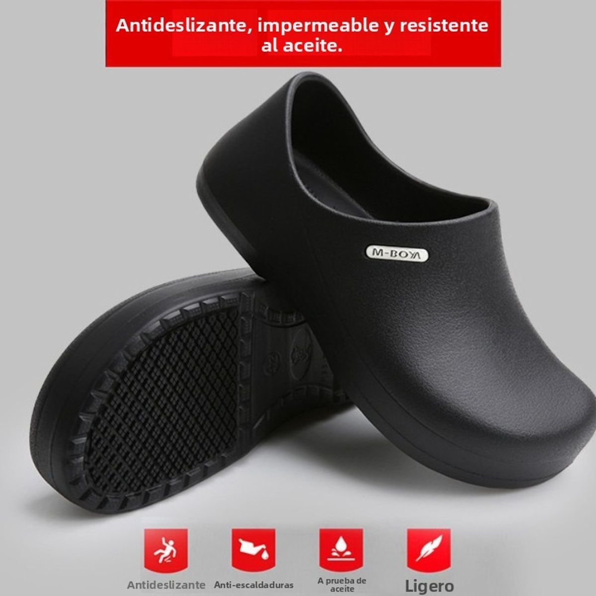 TIOZONEY - Zapatos unisex impermeable y antideslizante