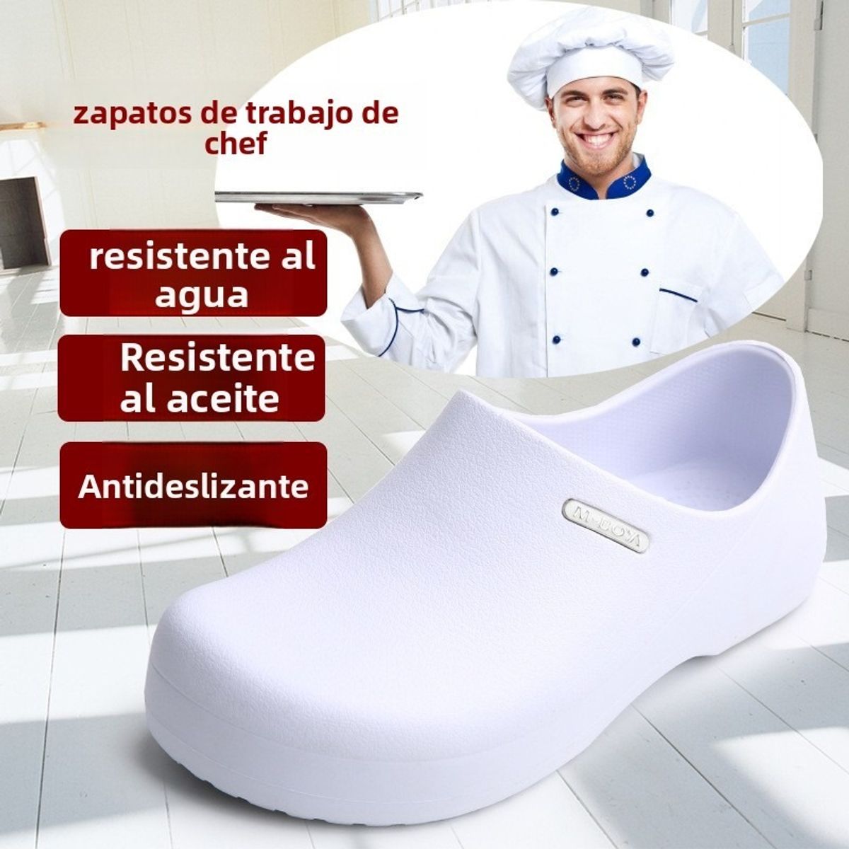 TIOZONEY - Zapatos unisex impermeable y antideslizante