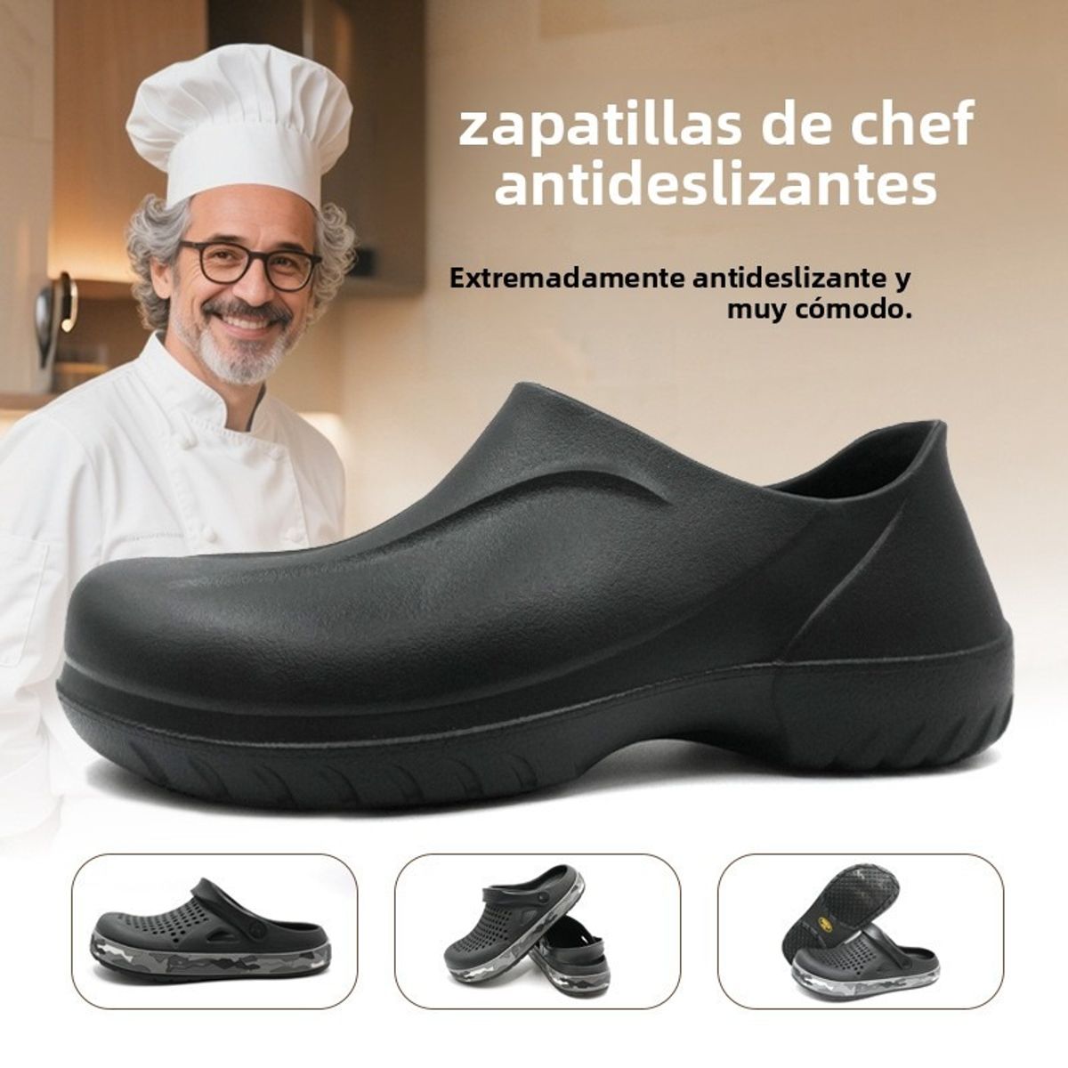 TIOZONEY - Zapatos unisex impermeable y antideslizante