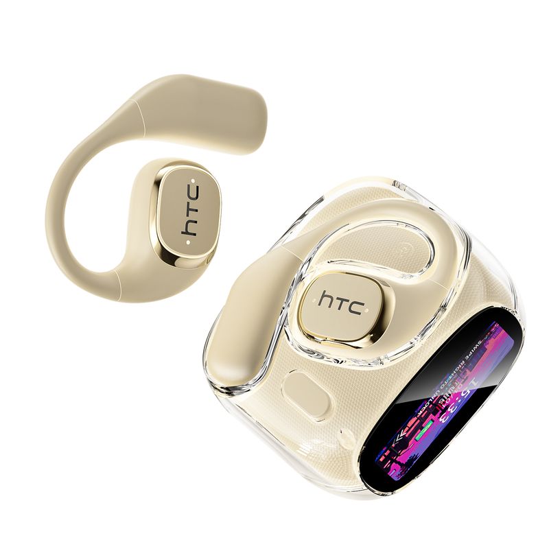 HTC - Auriculares Bluetooth 6.0 inalámbricos del traductor HTC ne11 ai Beige