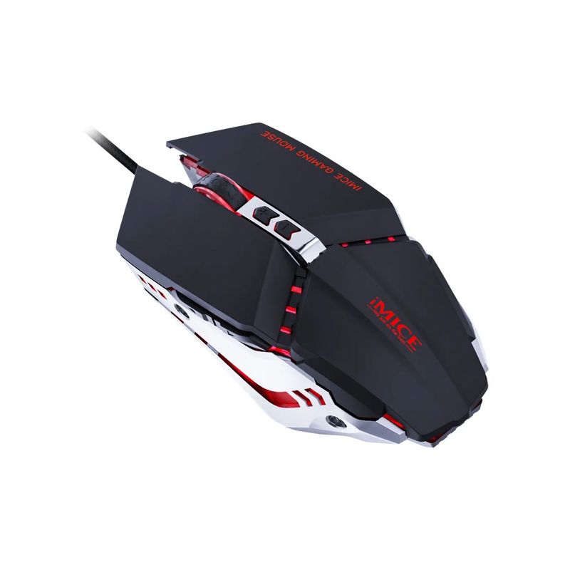 IMICE - Mouse Gamer RGB iMice T80 3200 DPI Iluminado Maus Gamer