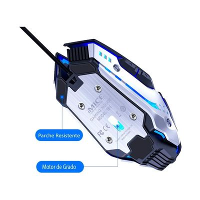 Imagen 2 del producto Mouse Gamer RGB T80 3200 DPI Iluminado Maus Gamer