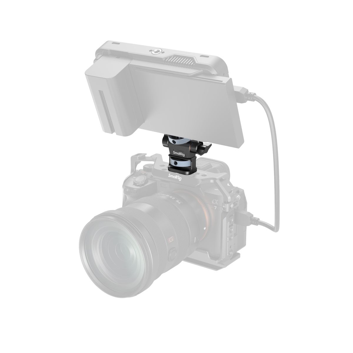 GENERICO - SOPORTE SMALLRIG DE MONITOR GIRATORIO E INCLINABLE CON TORNILLOS DE 14″-20 4886