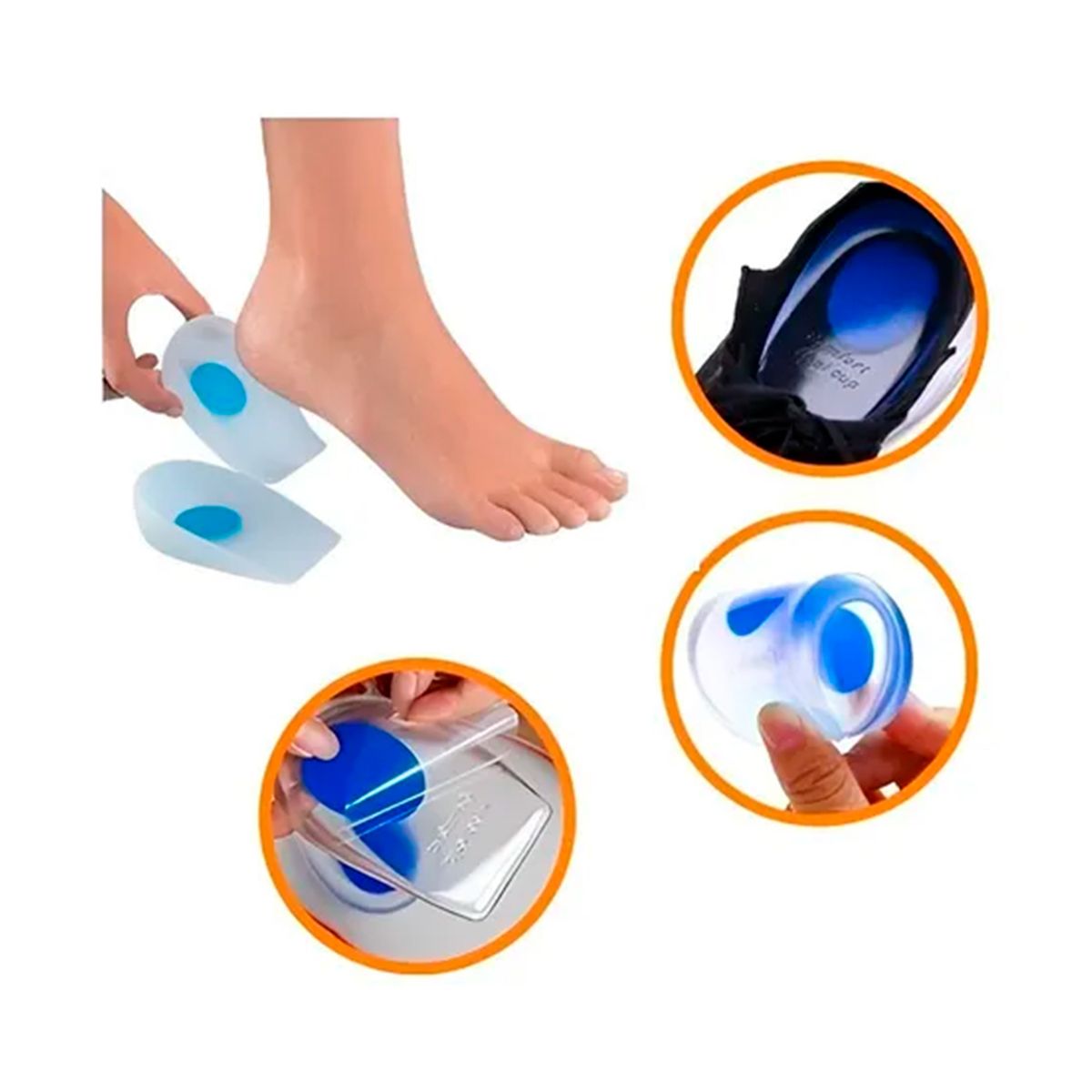 BEN BETESH - Plantillas Ortopedicas de Talones Silicona