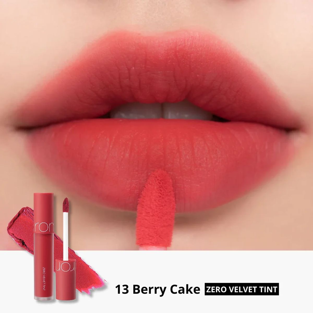 ROM&ND - Tinta Labial ZERO VELVET TINT - 13 BERRY CAKE
