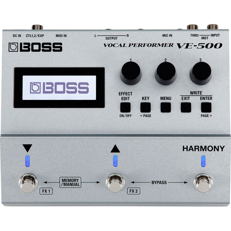 BOSS - Multiefecto Vocal Procesador de voz Boss VE-500