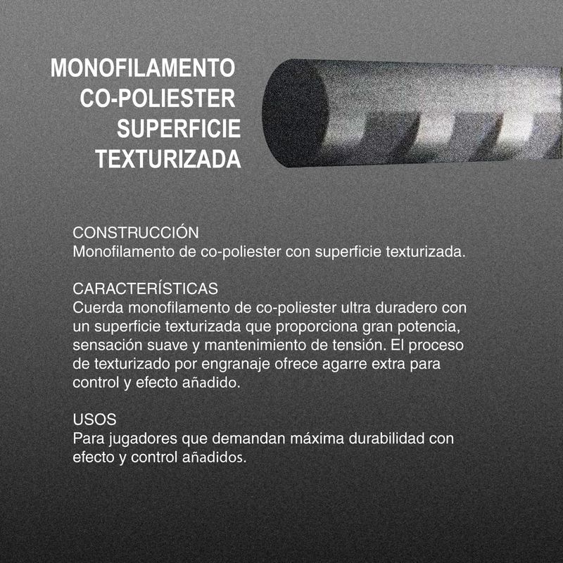 ZONS - Rollo de Cuerda Zons Polymo Tour Rough Gris 1.30 - 200m