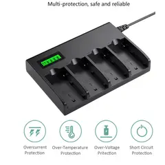 GENERICO - CARGADOR CUADRUPLE PARA BATERÍA NP-F970 NP-F770 NP-F550