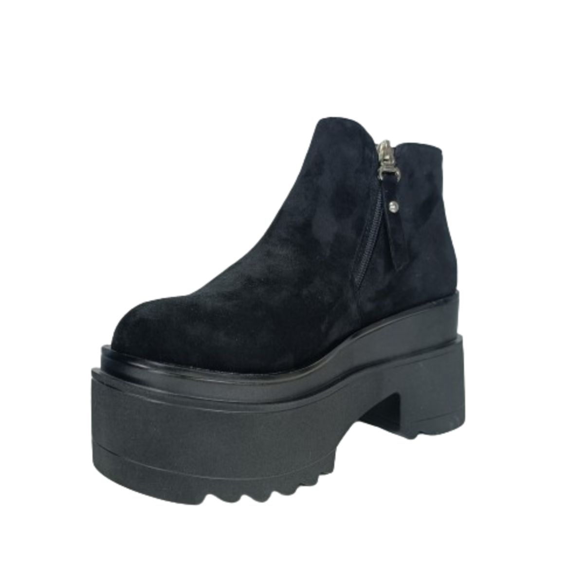 POZATINI - BOTIN GAMUZA PLATAFORMA MUJER