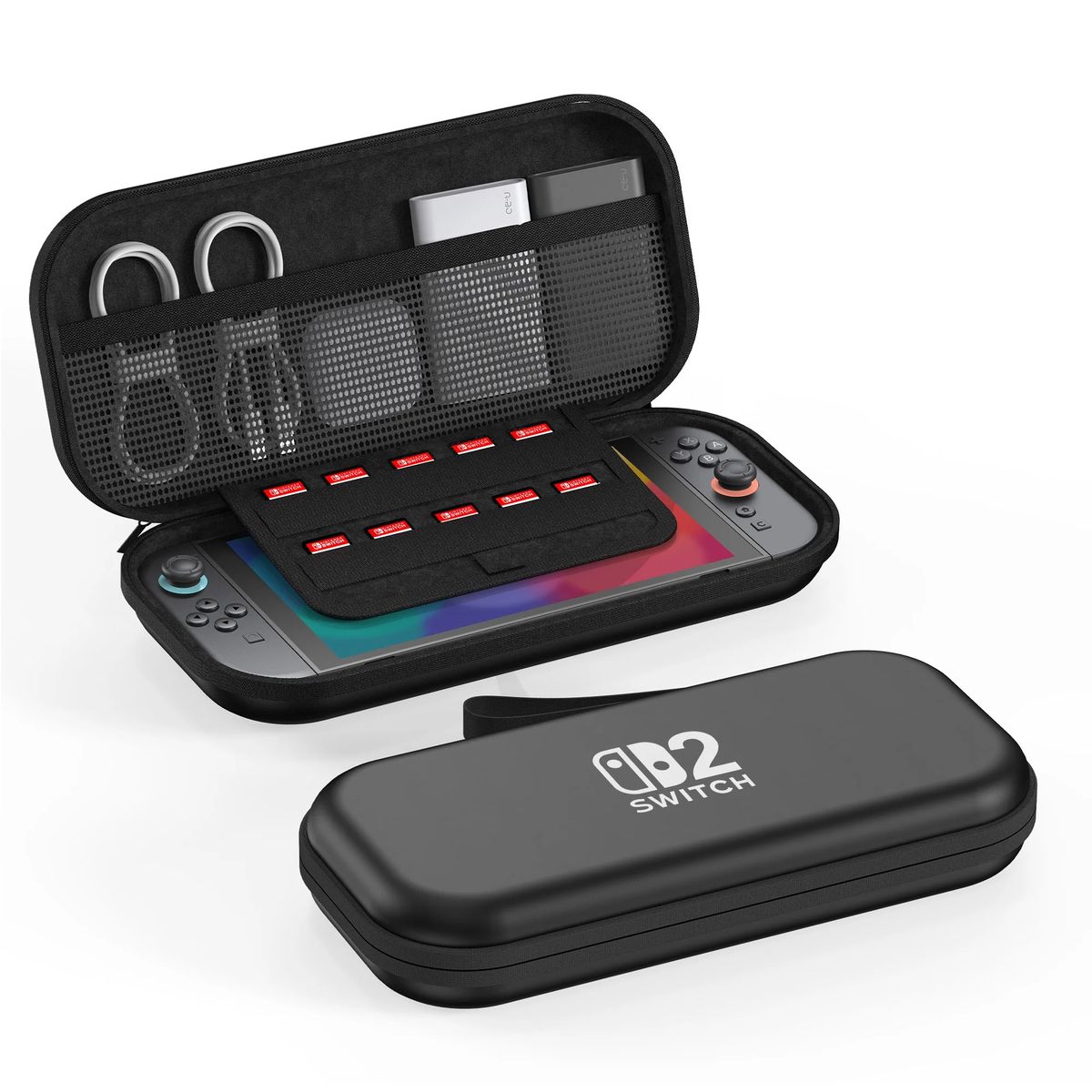 CORRERREY - Nintnedo Switch 2 paquete de almacenamiento multifuncional portátil