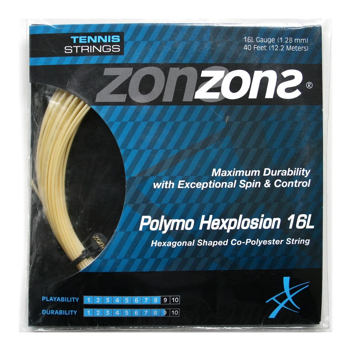 ZONS - Cuerda Zons Polymo Hexplosion Ambar 1.28 - 12m
