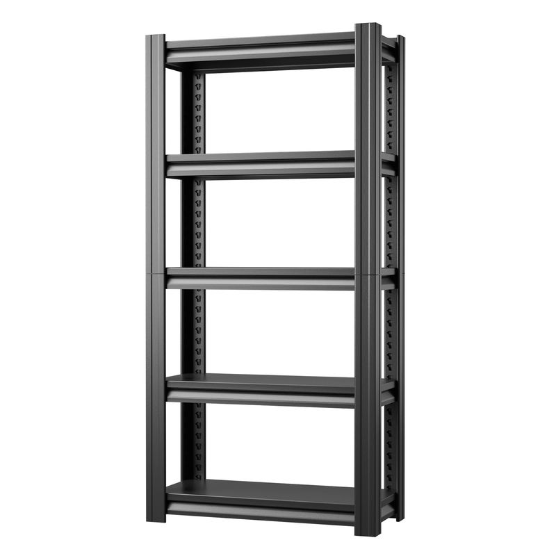 GENERICO - Estantería metálica 5 niveles full metal 90x45x184 - SHELF-5-1