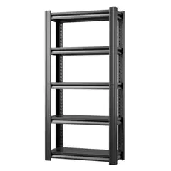 GENERICO - Estantería metálica 5 niveles full metal 90x45x184 - SHELF-5-1