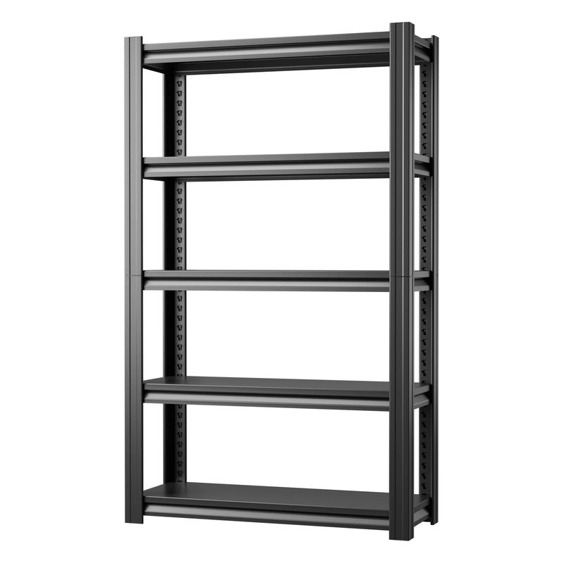 GENERICO - Estantería metálica 5 niveles full metal 90x60x184 - SHELF-5-2