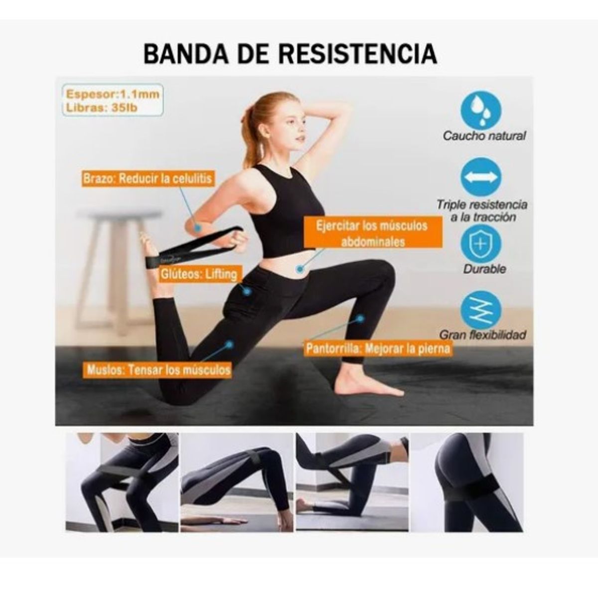 OFERTABKN - Set 9en1 Rodillo Completo Elongacion Masaje Roller Foam Yoga