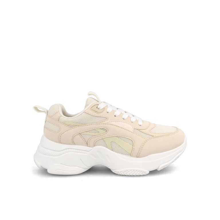 Zapatilla Mujer Aoon Beige