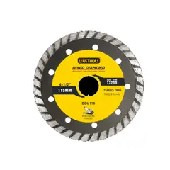 UYUSTOOL - DISCO DIAMANTADO 115MM TURBO DDU116