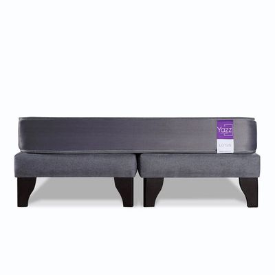 Imagen 2 del producto Cama Europea 2 Plazas Lotus Espuma Alta Densidad Base Dividida