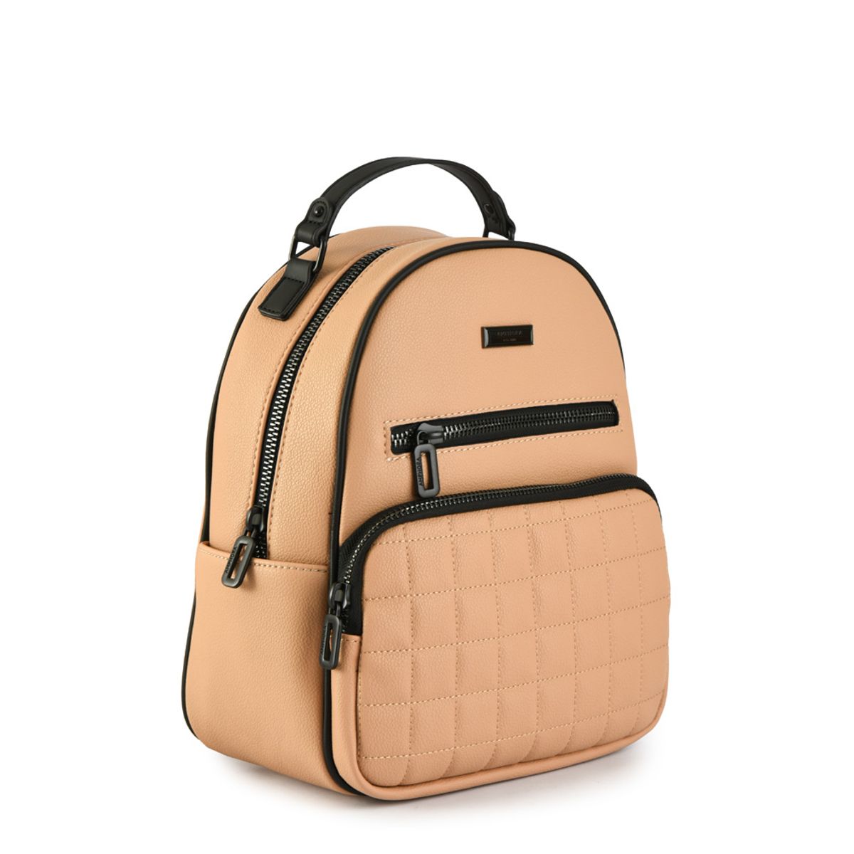 AMPHORA - Mochila lambert mediana beige