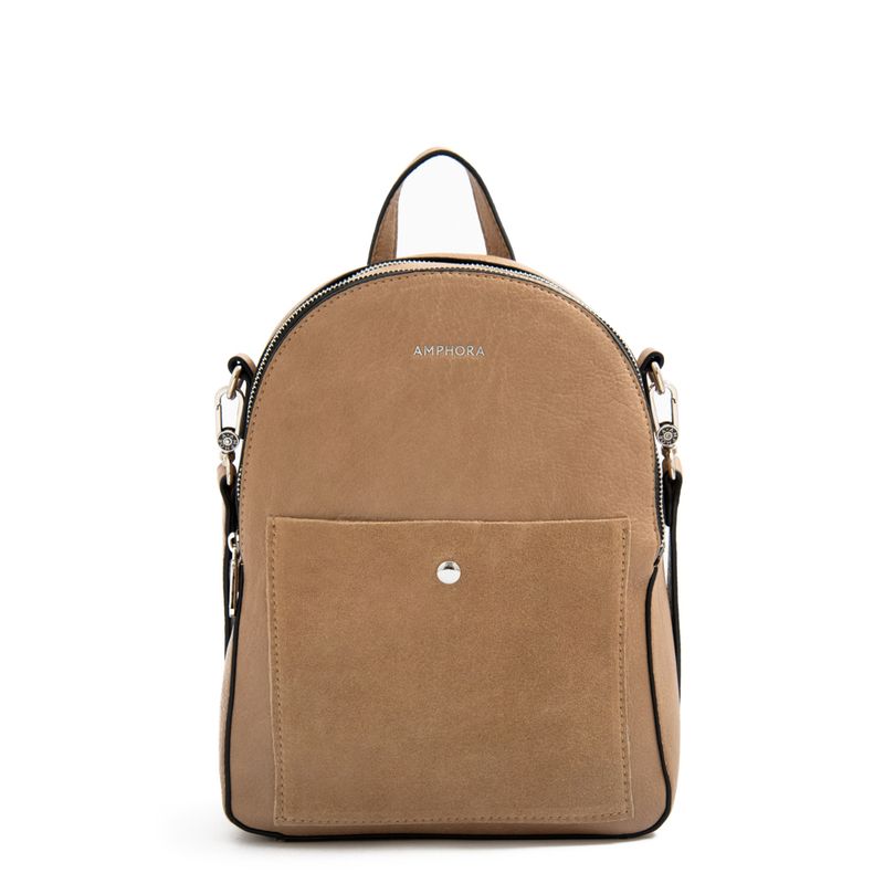 AMPHORA - Mochila isela grande taupe