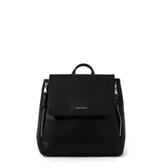 AMPHORA - Mini Mochila con tapa neferet negro