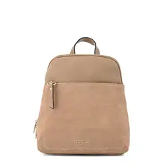 AMPHORA - Mochila villette mediana taupe