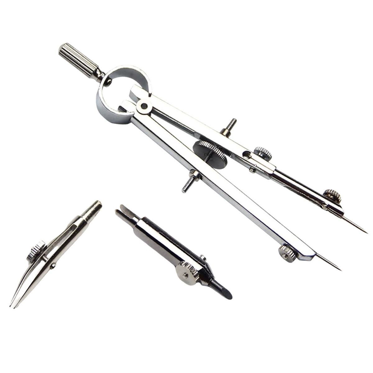 GENERICO - Compás Metálico De Precisión Punta Seca