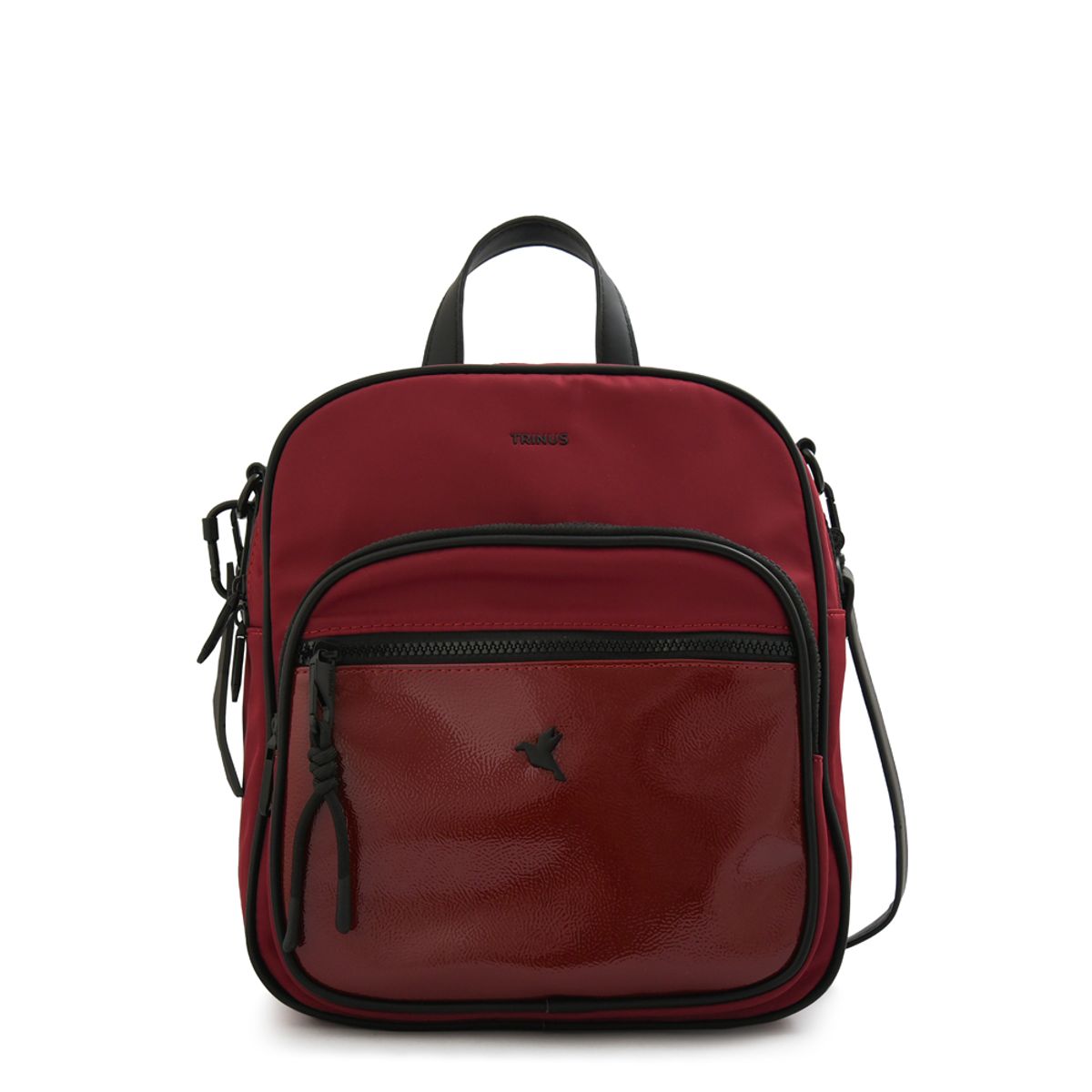 TRINUS - Mochila mochila carina mediana burdeo