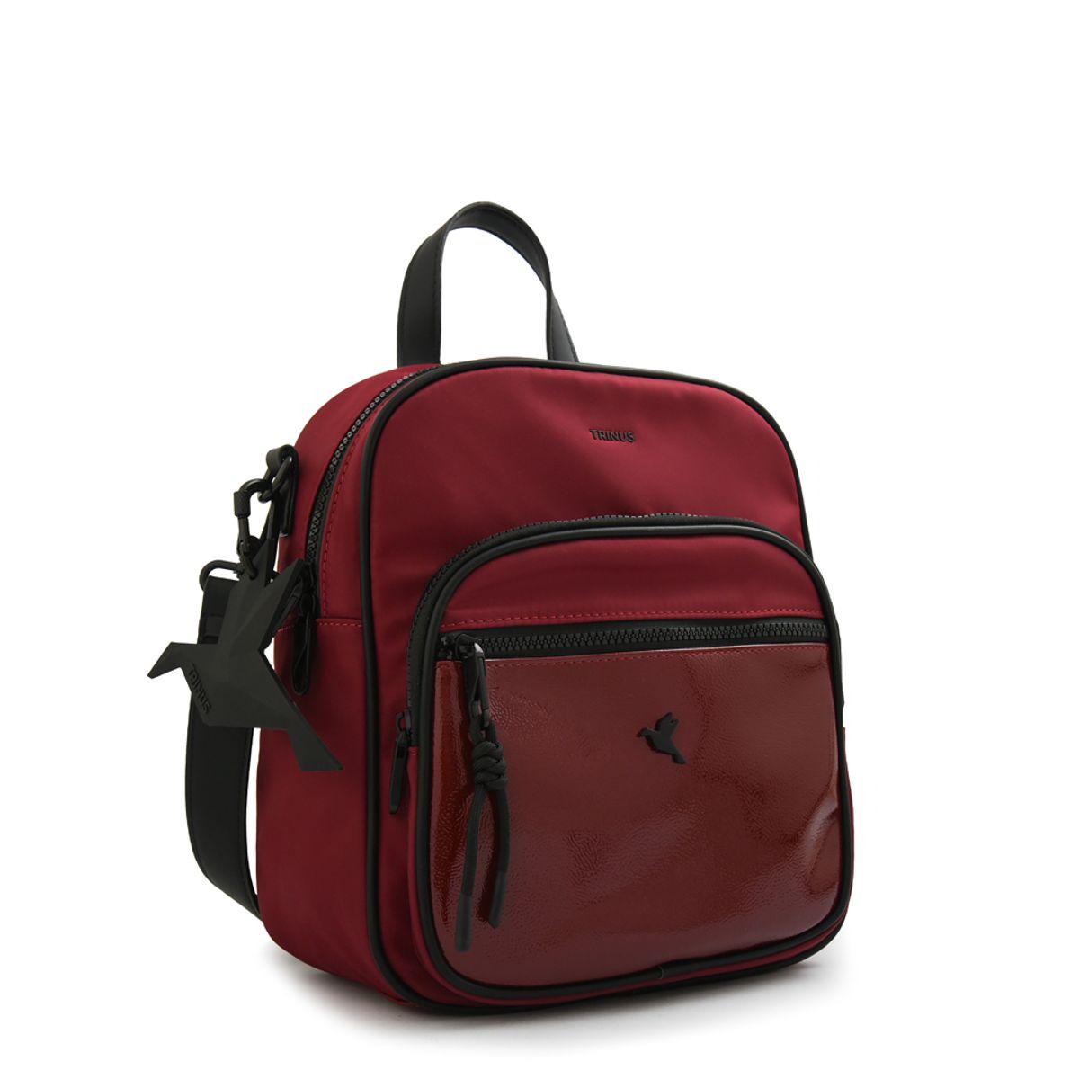 TRINUS - Mochila mochila carina mediana burdeo
