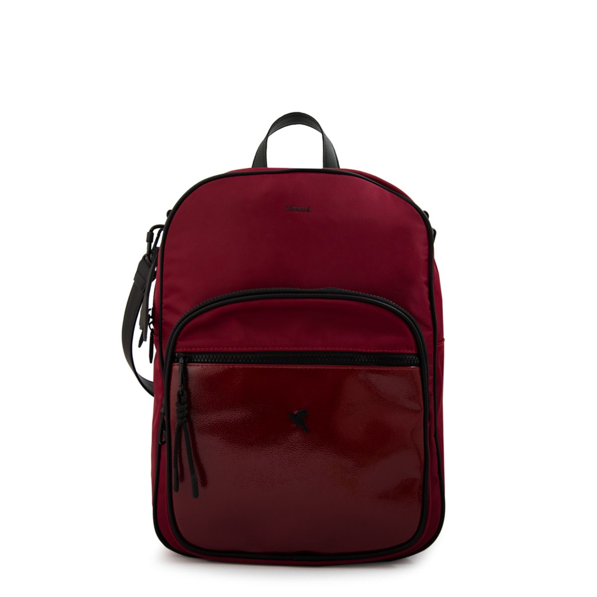 TRINUS - Mochila porta notebook carina grande burdeo