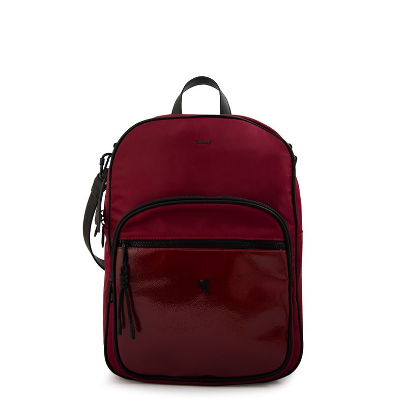 TRINUS - Mochila porta notebook grande carina burdeo