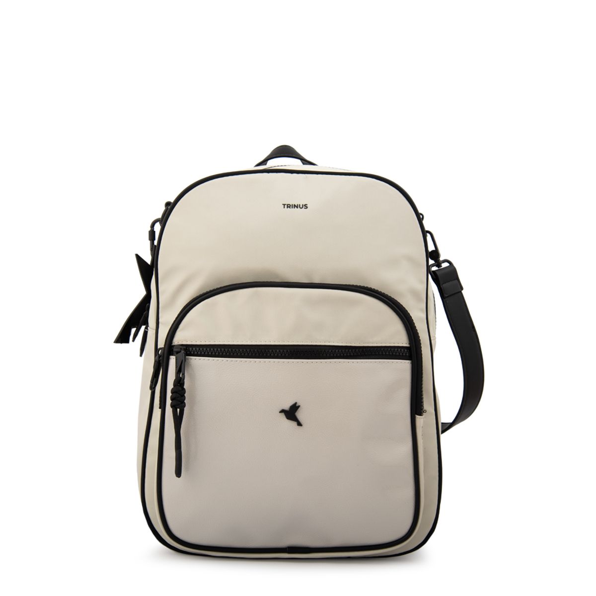 TRINUS - Mochila porta notebook carina grande gris claro