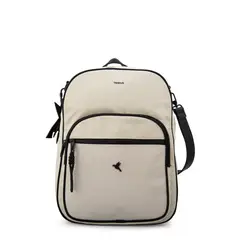 TRINUS - Mochila porta notebook grande carina gris claro