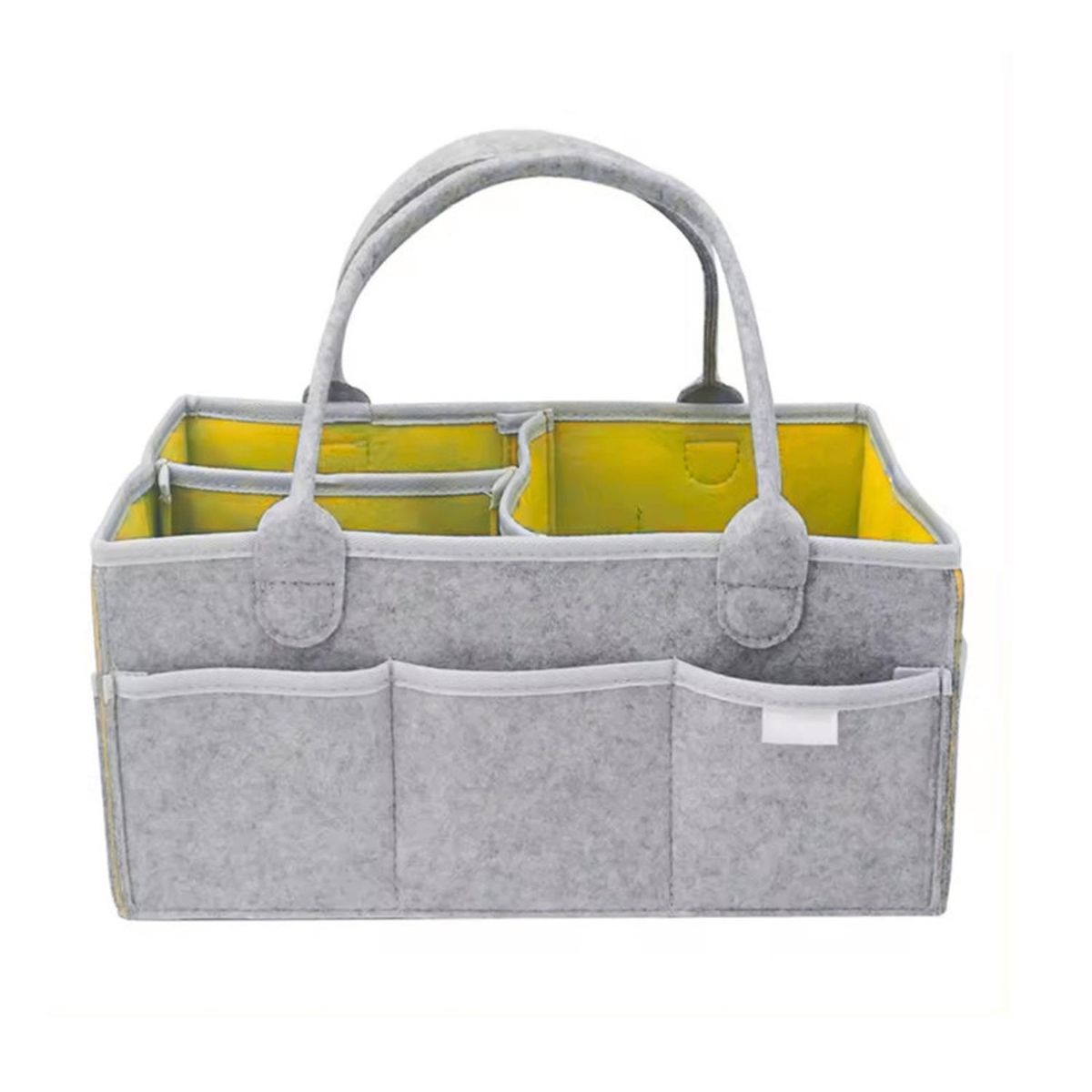 KIVARA - Organizador De Pañales Deluxe Para Mudador Amarillo