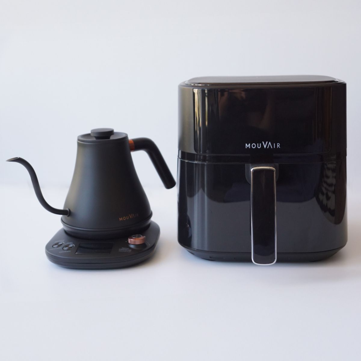 MOUVAIR - Freidora Clear Fry 6L + Hervidor Swan negro