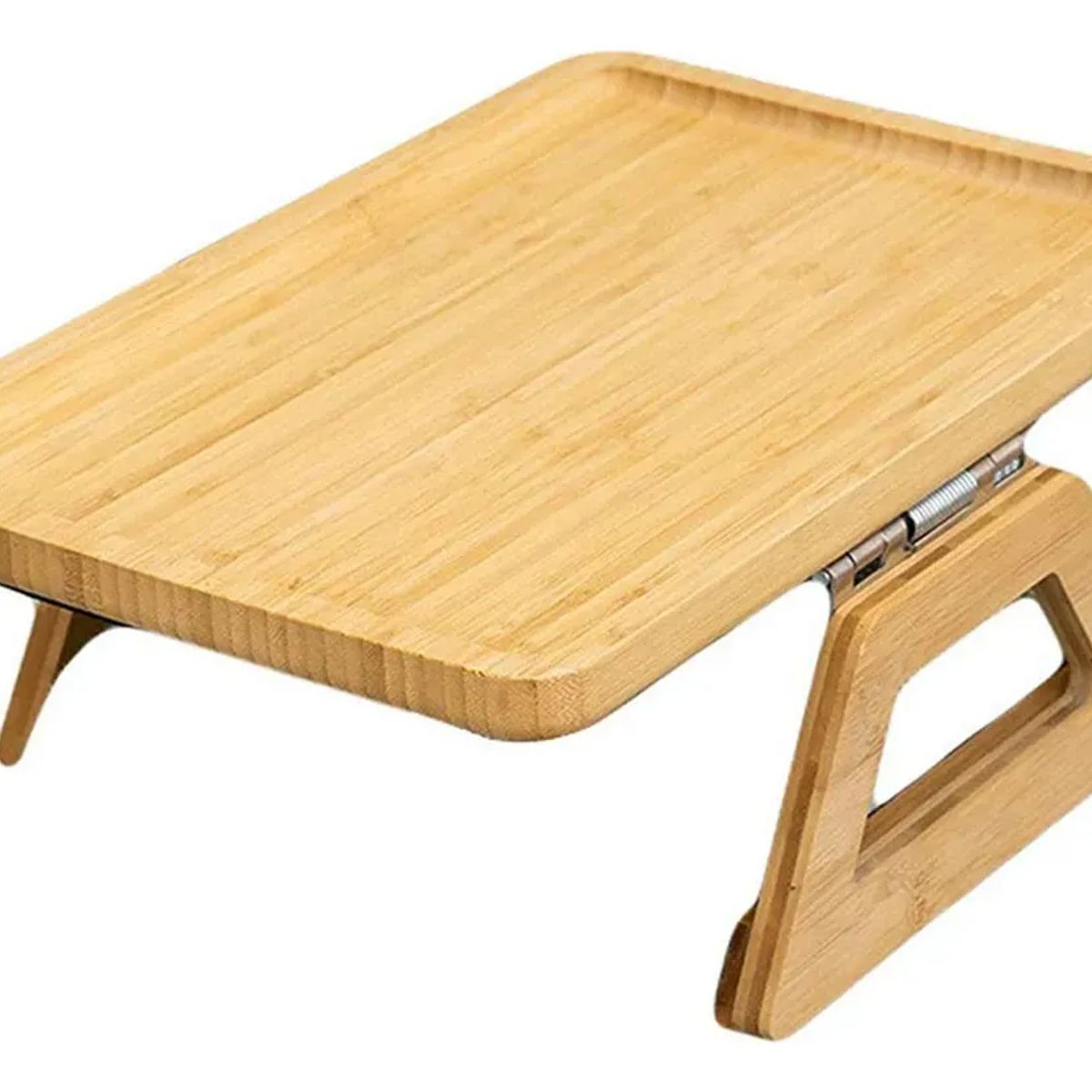 GENERICO - Bandeja Plegable De Bambú Para Brazo De Sofá