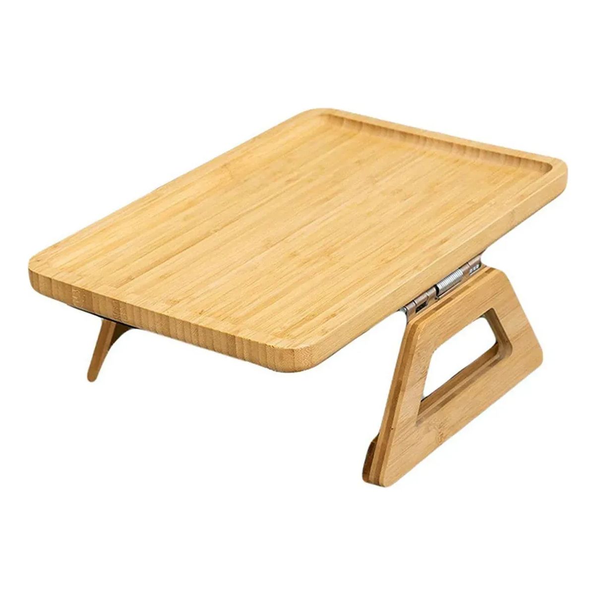 GENERICO - Bandeja Plegable De Bambú Para Brazo De Sofá