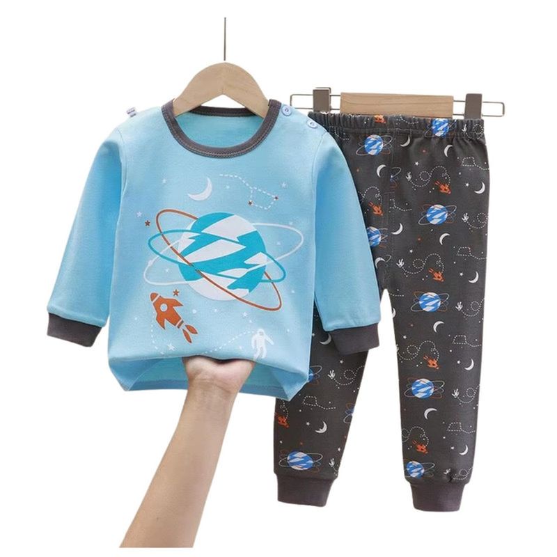 KIVARA - Pijama Niño Manga Larga Algodon Infantil