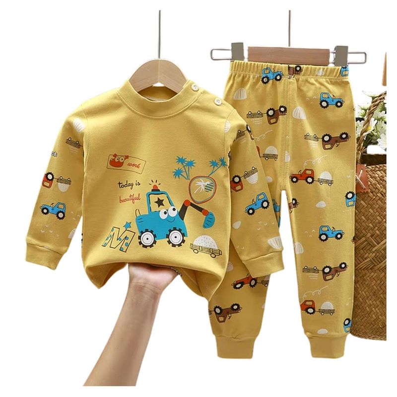 KIVARA - Pijama Niño Manga Larga Algodon Infantil