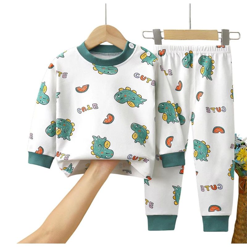 KIVARA - Pijama Niño Manga Larga Algodon Infantil