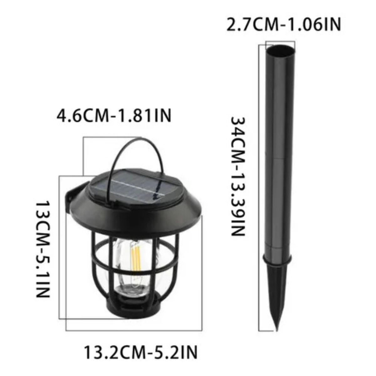 IRM - Luz Solar Para Patio Luz Exterior Villa Garden Solar