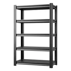GENERICO - Estantería metálica 5 niveles full metal 120x60x184 - SHELF-A5-12*6