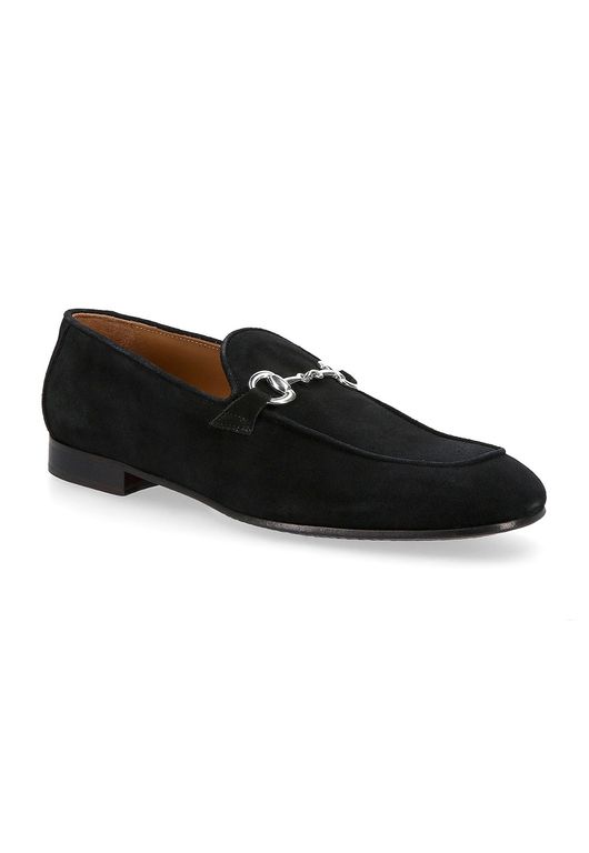 Mocasines Casual Italianos Proceno Moc Toe Bit Loafer Negro