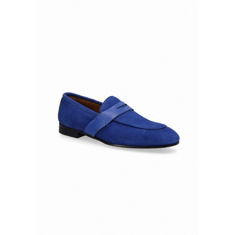FLORSHEIM - Mocasines Casual Italianos Proceno Moc Toe Penny Loafer Azul