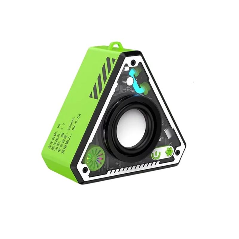 GENERICO - Mini Altavoz Bluetooth Inalámbrico Portátil Con Luz V2