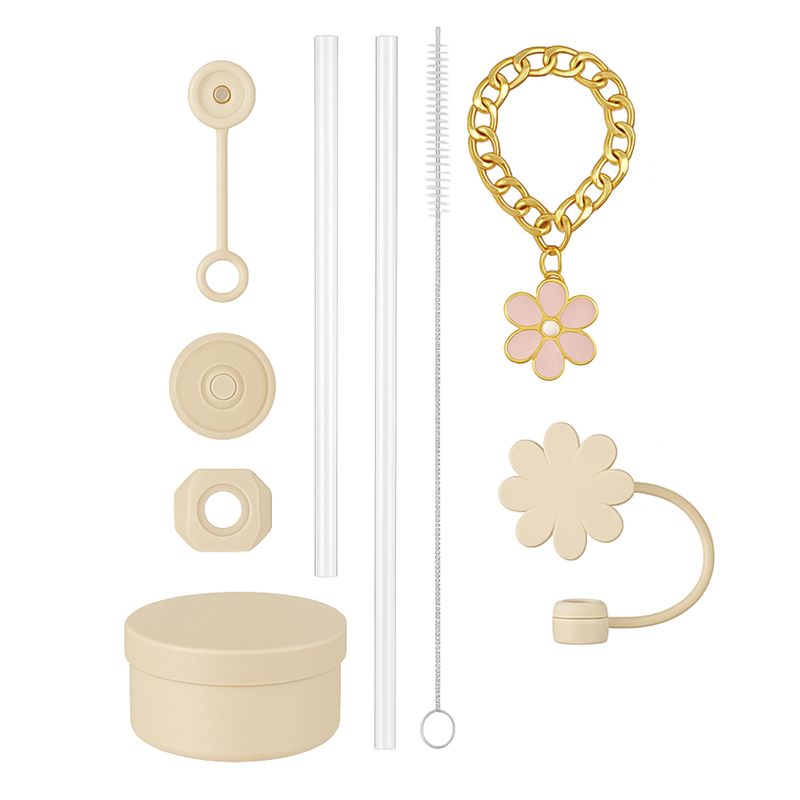 GENERICO - Accesorios Para Vaso Térmico Decoración Universal Bombilla 9 Accesorios