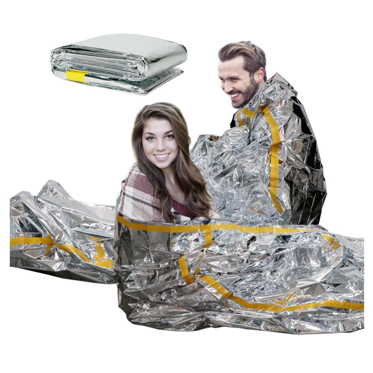 EKOL TACTICA MILITAR - Saco De Dormir Reflectante Emergencia Waterproof