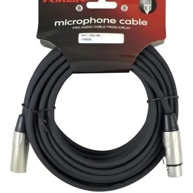KIRLIN - Cable Para Micrófono Xlr-xlr Balanceado 6 Metros Kirlin