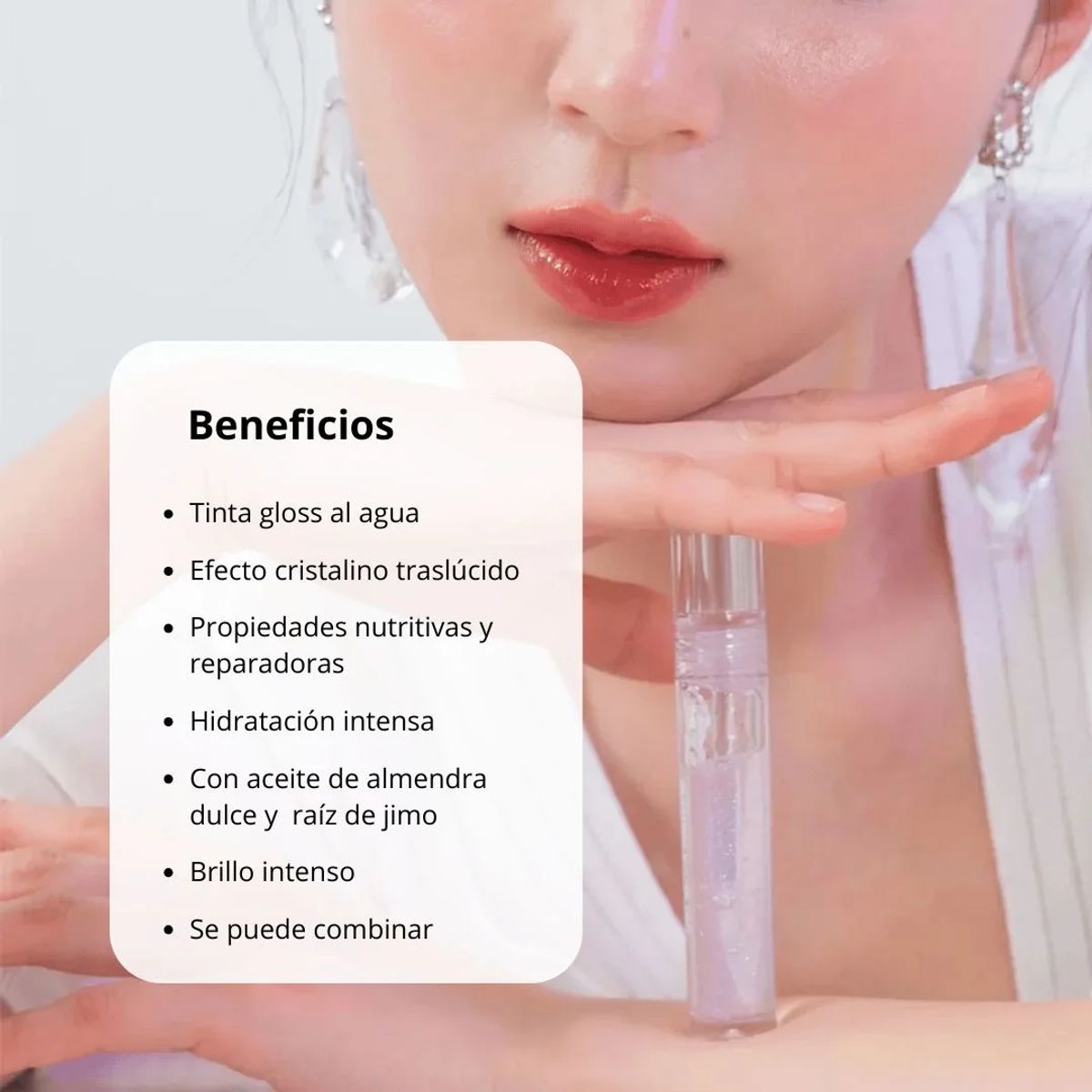 ROM&ND - Tinta Labial GLASTING WATER GLOSS - 01 SANHO CRUSH